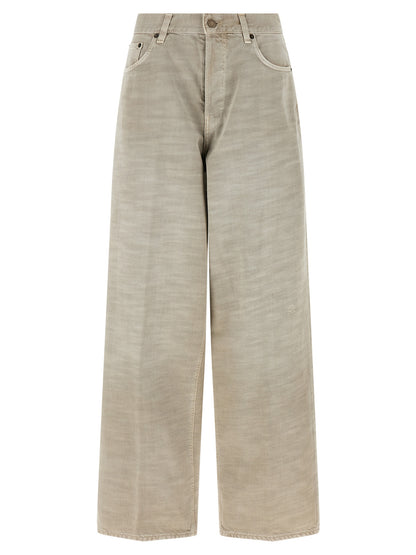 Jeans by Haikure for women in cotton denim gray features a refined silhouette with a refined , defined by a and a refined long for a refined finish.