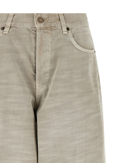 Jeans by Haikure for women in cotton denim gray presents a tailored silhouette, showcasing a tailored and long cut with a refined for a truly tailored aesthetic.