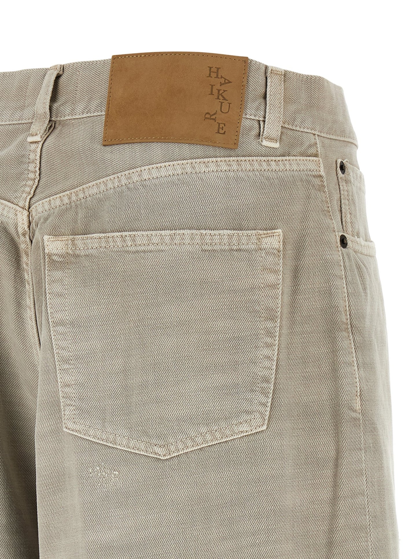 Jeans by Haikure for women in cotton denim gray features an refined tailoring silhouette, showcasing a premium with a and long cut for a refined tailoring look.