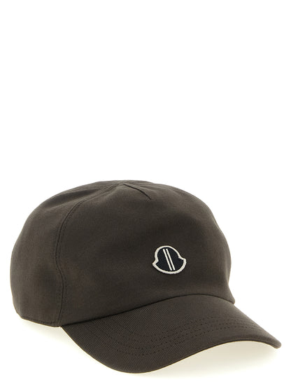 Baseball Cap by Rick Owens for men in cotton brown presents a statuesque silhouette, artfully capturing the essence of the statuesque Cotton Baseball Cap design for a sophisticated look.