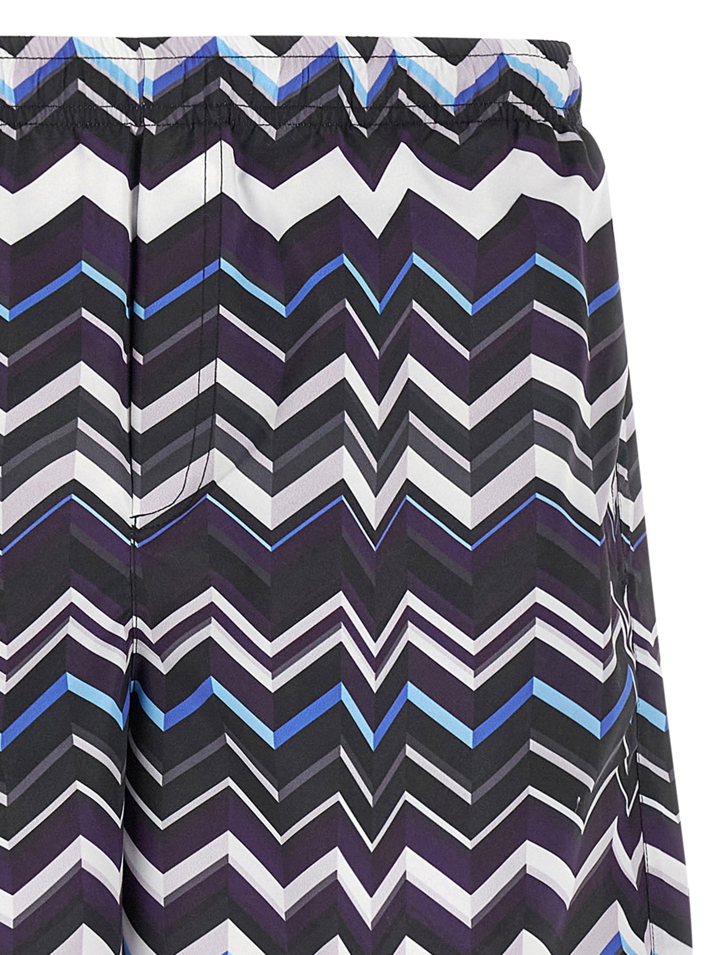 Missoni Men's Polyester Swim Shorts - Multicolor Print