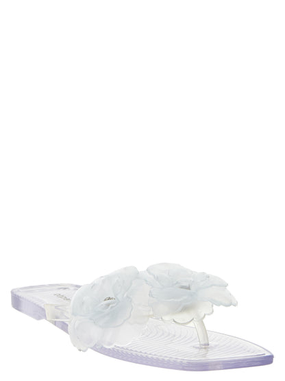 Flip-Flops Sliders Sandals Flat Shoes by Coperni for women in pvc transparent features an statuesque silhouette from the Women's PVC Flip-Flops Sliders Sandals Flat Shoes collection, showcasing a and a statuesque for a statuesque look.