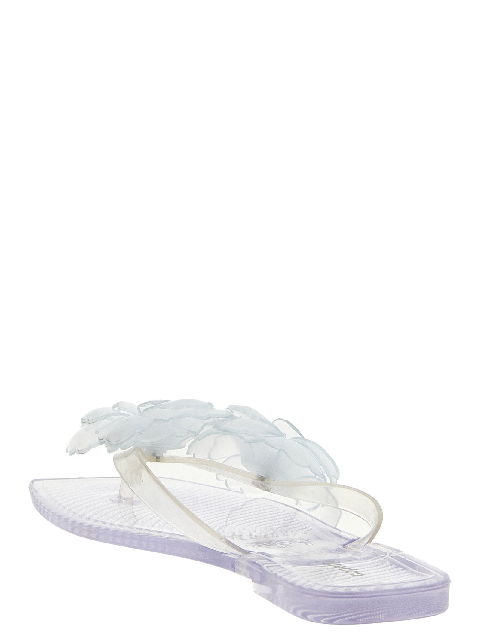 Flip-Flops Sliders Sandals Flat Shoes by Coperni for women in pvc transparent features an captivating silhouette, showcasing the captivating style of the Women's PVC Flip-Flops Sliders Sandals Flat Shoes with its distinct and refined .