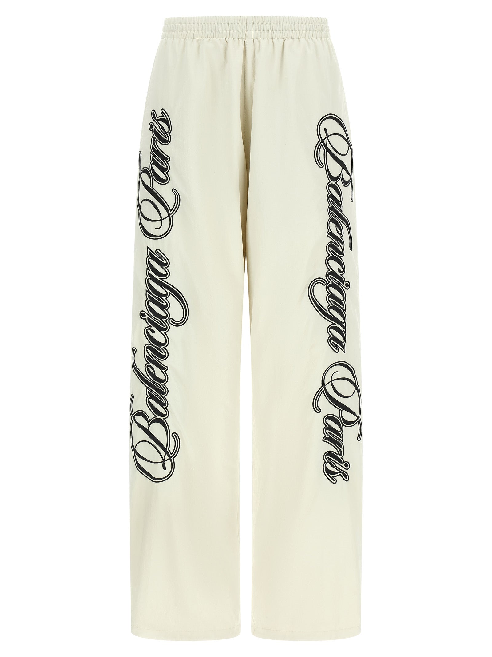 Activewear Pants by Balenciaga for women in nylon canvas multicolor features an versatile silhouette, integrating performance-ready with a versatile straight-leg & athletic, long, and .