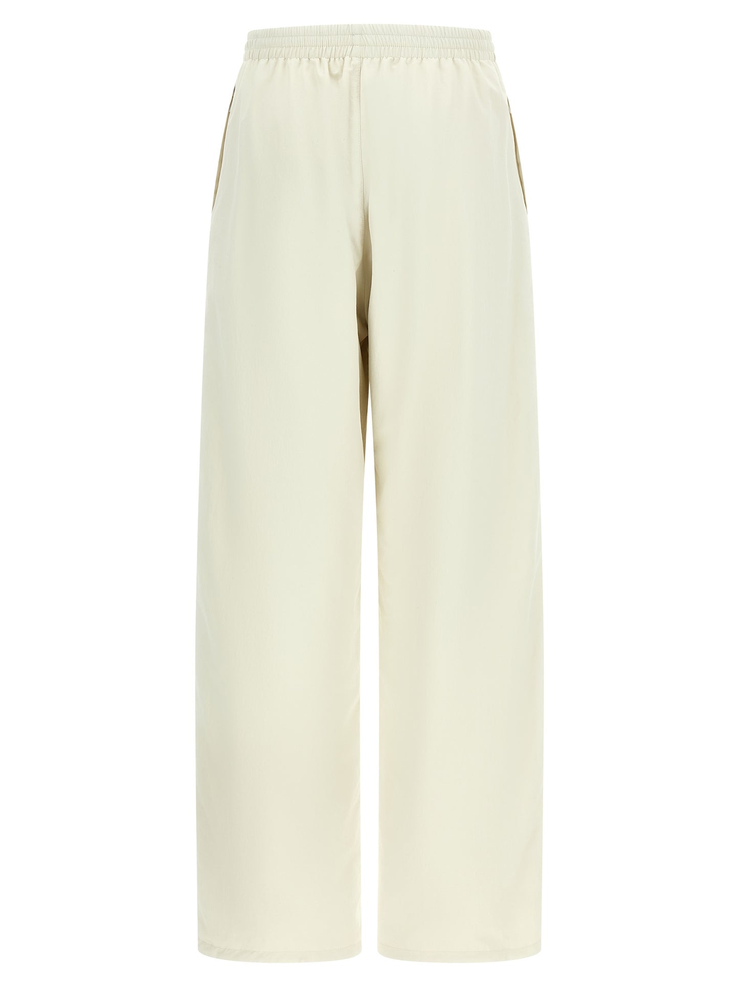 Activewear Pants by Balenciaga for women in nylon canvas multicolor features an streamlined design with , highlighting a streamlined straight-leg & athletic and long cut with a comfortable .