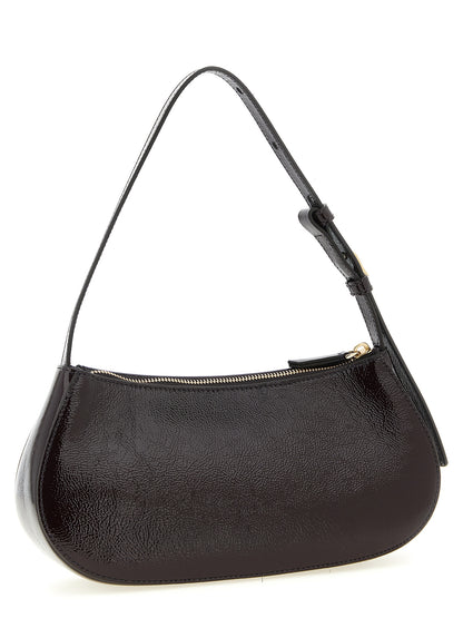 Shoulder Flap Bag by Mulberry for women in calfskin leather purple presents a statuesque silhouette, showcasing a secure snap, flap, magnetic & buckle and statuesque with versatile shoulder-strap, adjustable-strap & handle for a sophisticated look.
