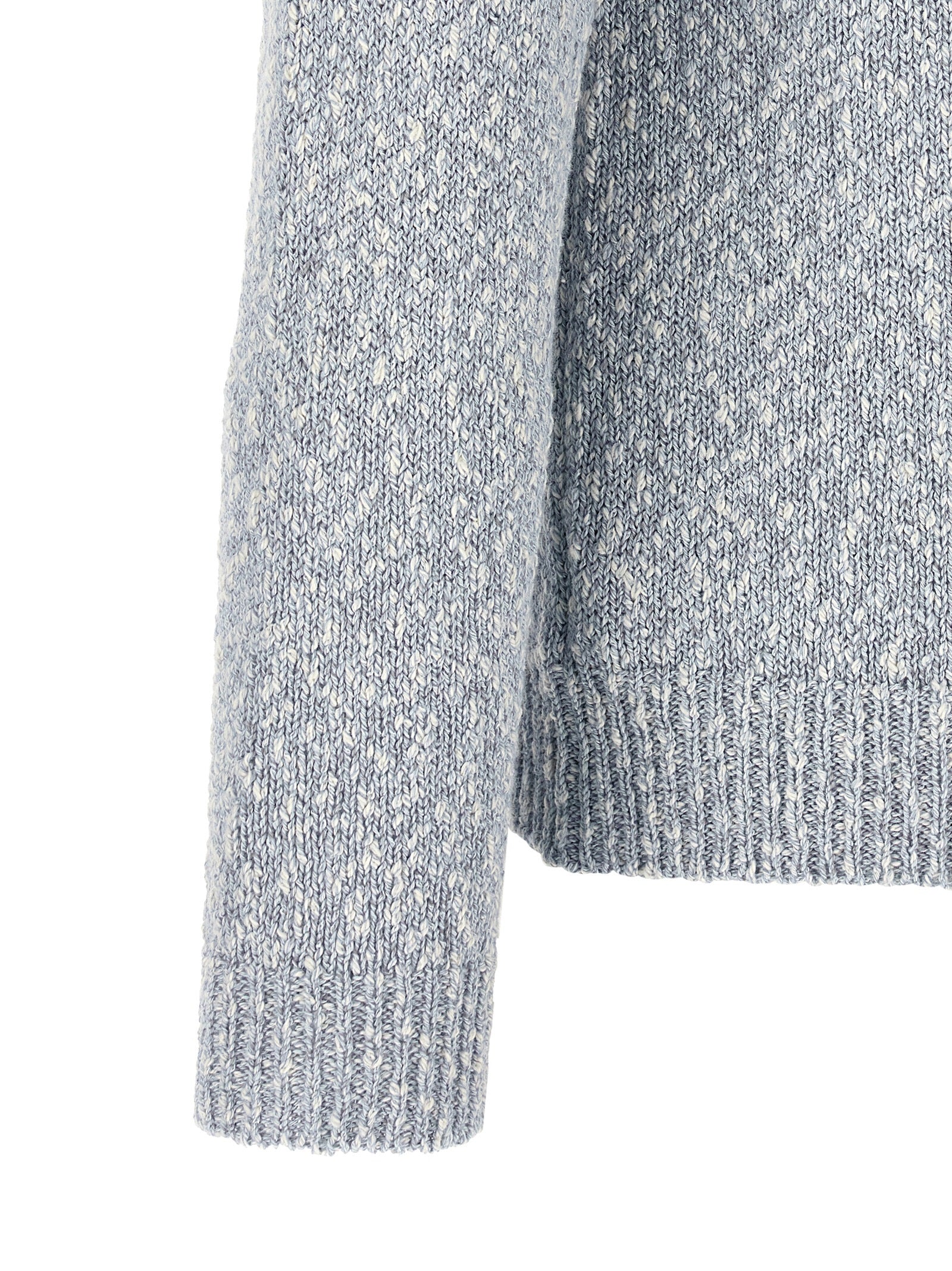 Cardigan by ZANONE for men in cotton light-blue features a nuanced silhouette with a refined and nuanced detailing for a sophisticated look.