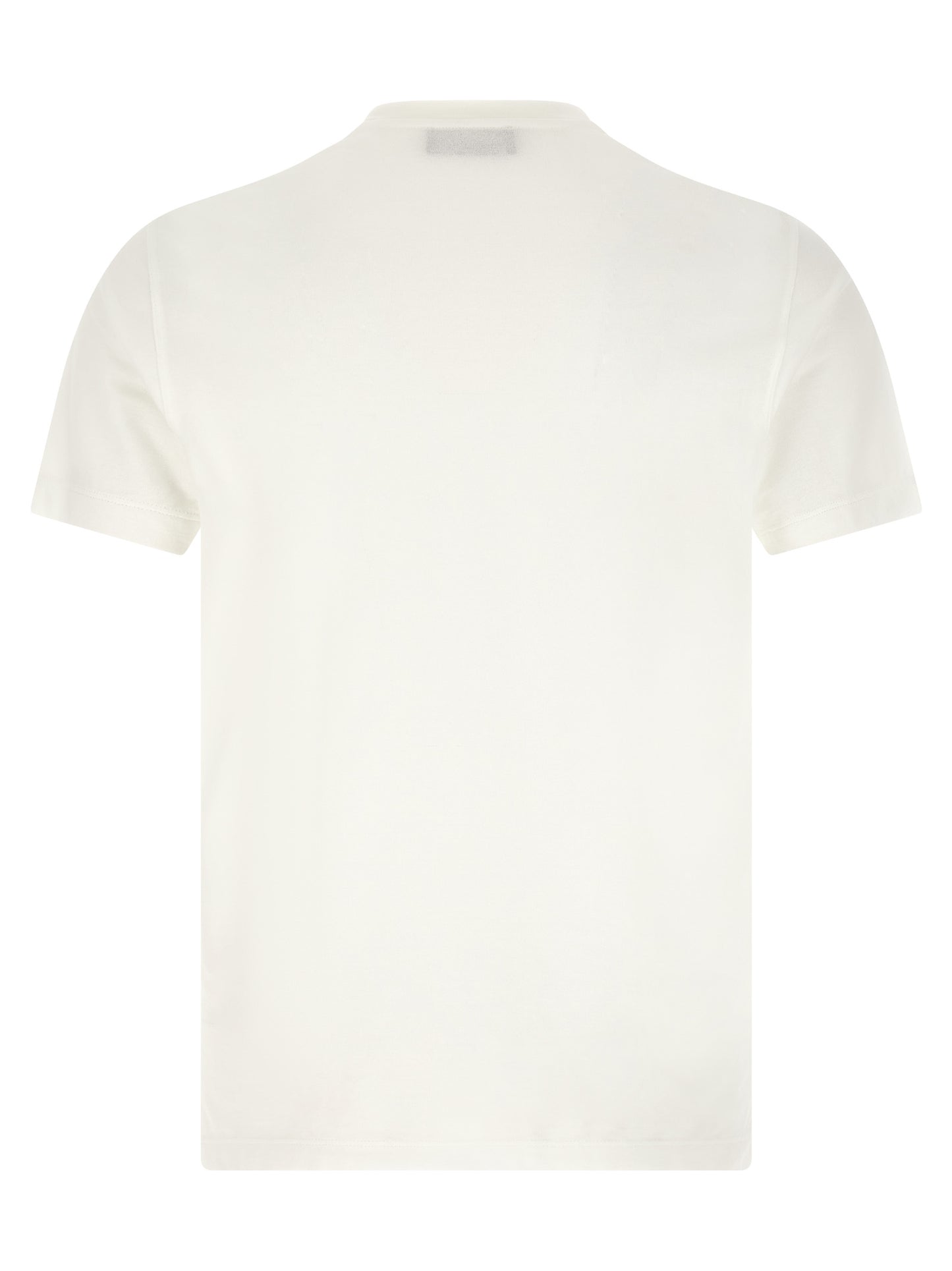 T-Shirt by ZANONE for men in cotton white showcases a unassuming silhouette, artfully detailed with a refined crew neckline and unassuming for a sophisticated, contemporary look.