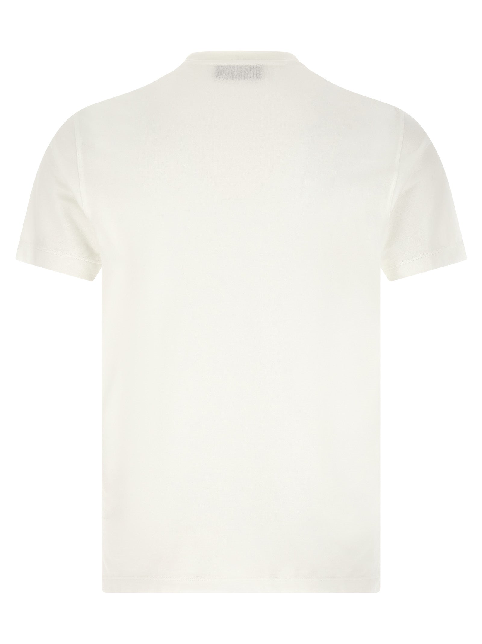 T-Shirt by ZANONE for men in cotton white showcases a unassuming silhouette, artfully detailed with a refined crew neckline and unassuming for a sophisticated, contemporary look.