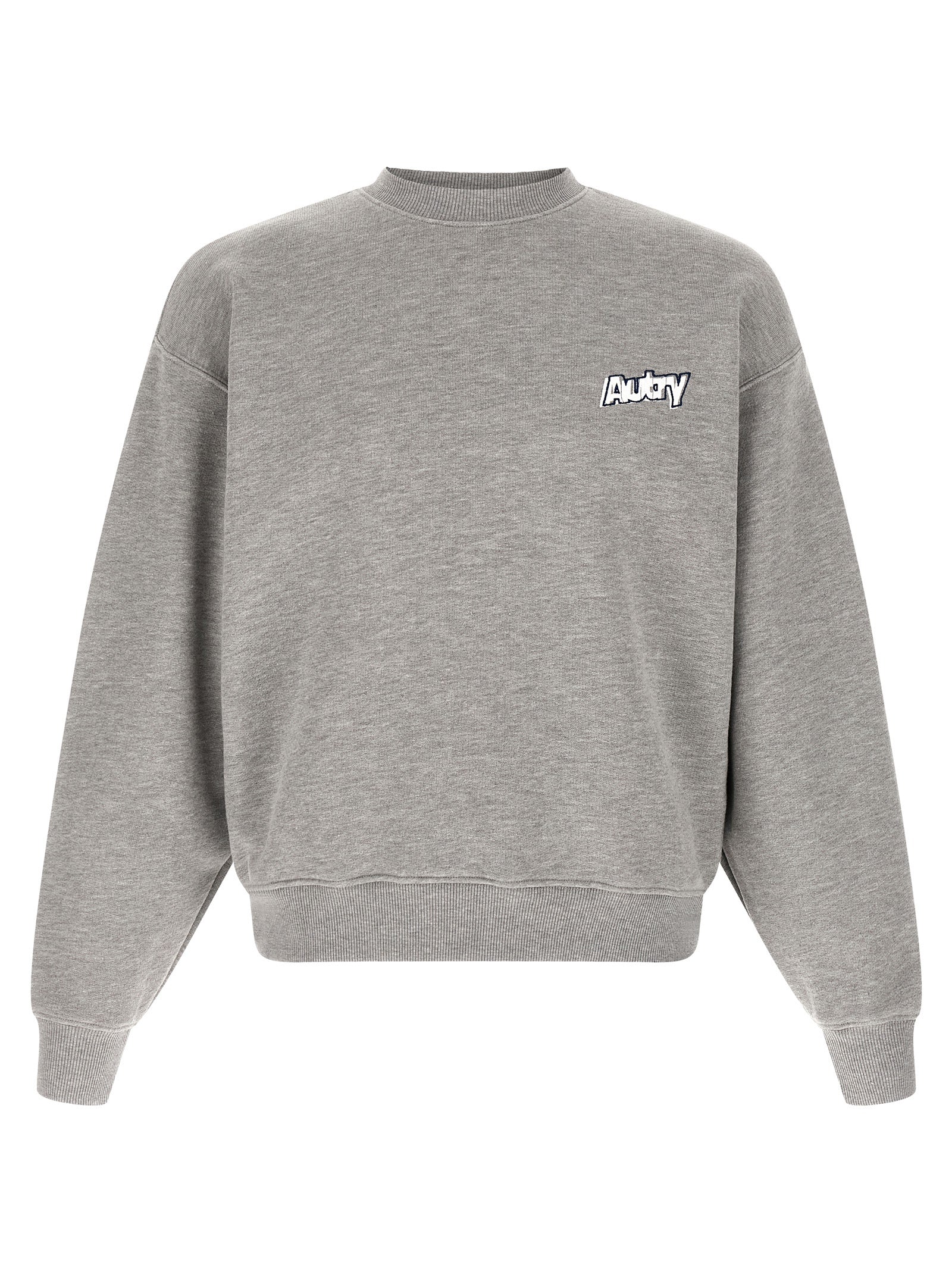 Sweatshirt by Autry for men in cotton polyester gray & print presents a smart casual silhouette, featuring a smart casual and long-sleeve for a sophisticated look.