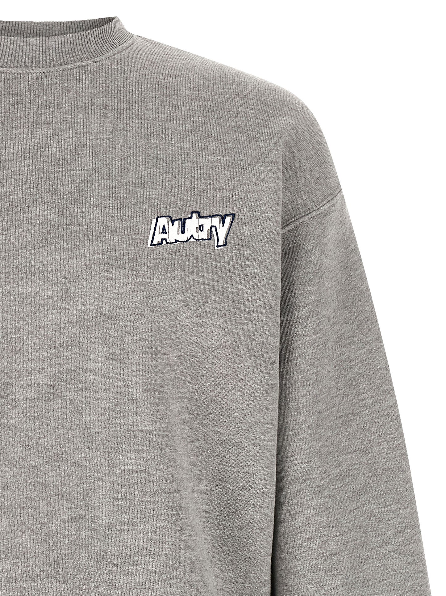 Sweatshirt by Autry for men in cotton polyester gray & print features an exquisite silhouette, showcasing and details for a exquisite look.