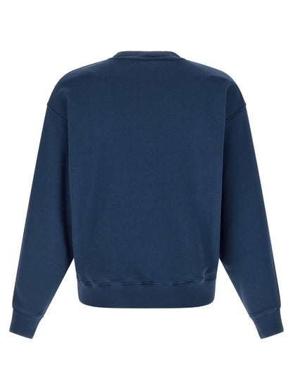 Sweatshirt by Autry for men in cotton blue & print features an exquisite silhouette, showcasing and details for a exquisite look.
