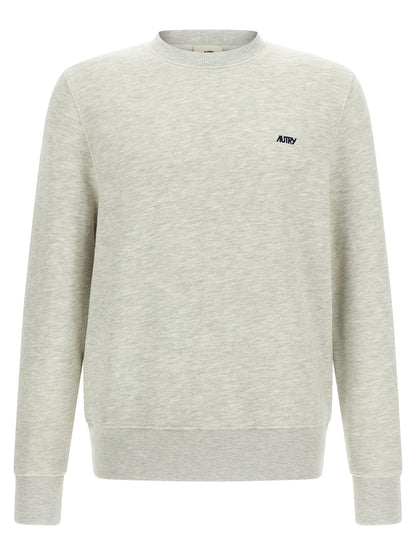 Sweatshirt by Autry for men in cotton polyester gray features an magnificent silhouette, showcasing a sophisticated crew neckline and long-sleeve detail for a truly magnificent finish.