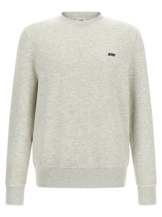 Sweatshirt by Autry for men in cotton polyester gray features an magnificent silhouette, showcasing a sophisticated crew neckline and long-sleeve detail for a truly magnificent finish.