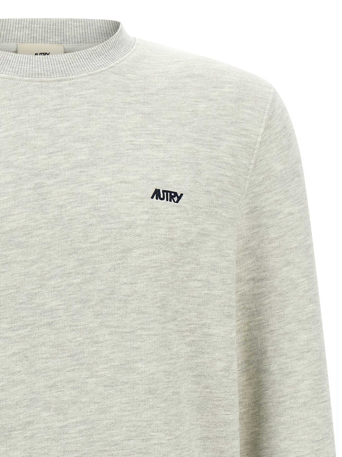 Sweatshirt by Autry for men in cotton polyester gray features an exquisite silhouette, showcasing and crew neckline details for a exquisite look.