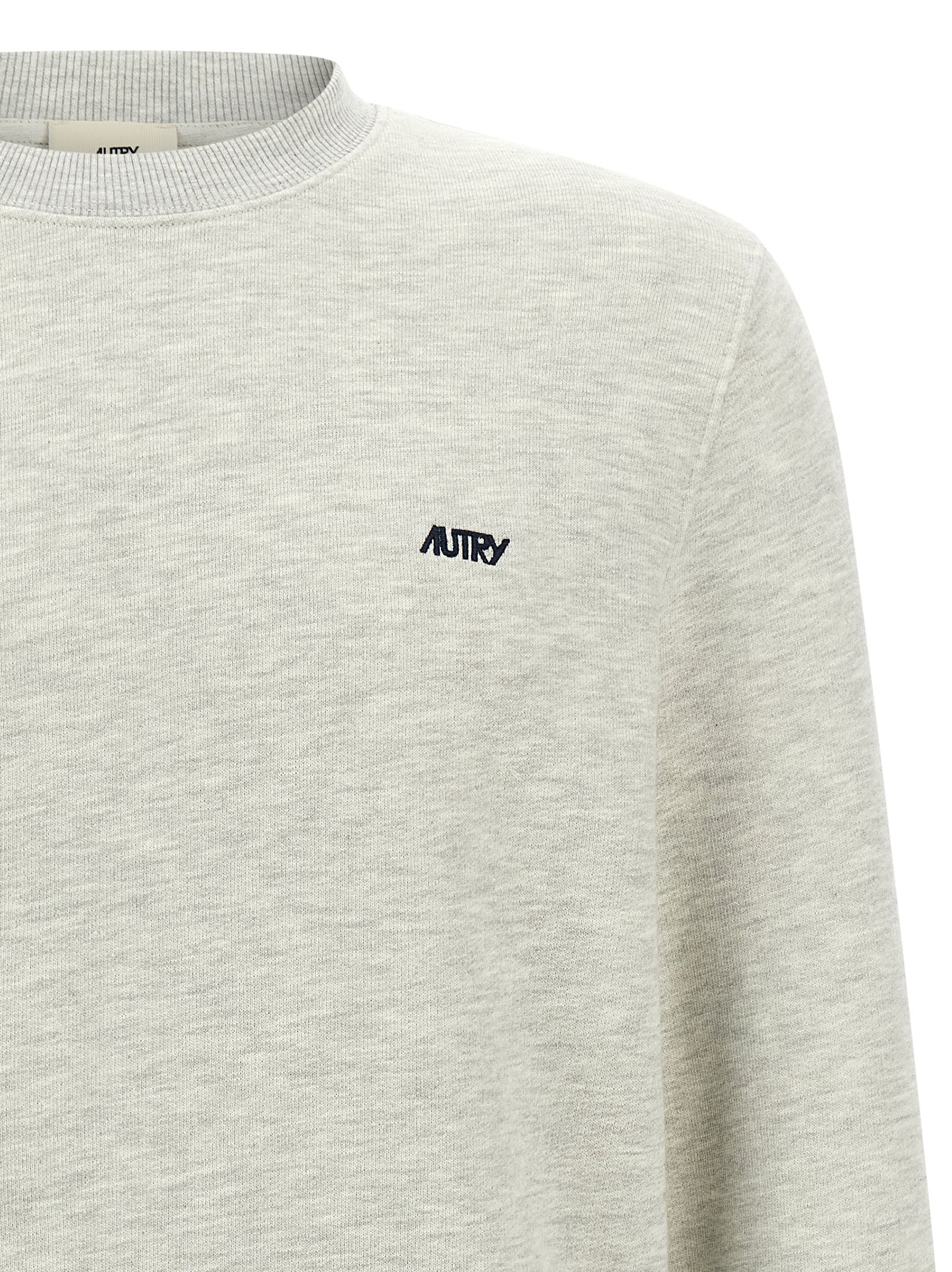 Sweatshirt by Autry for men in cotton polyester gray features an exquisite silhouette, showcasing and crew neckline details for a exquisite look.