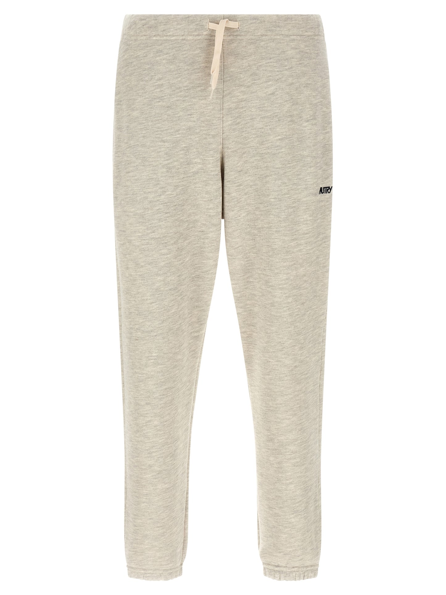 Joggers by Autry for men in cotton polyester gray presents a refined pantology silhouette, artfully defined by a refined pantology straight-leg, long, and a sophisticated .