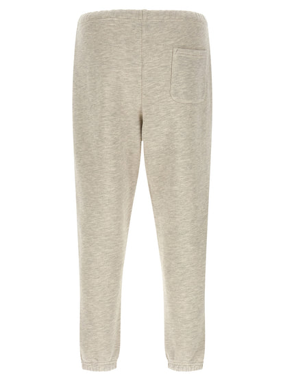 Joggers by Autry for men in cotton polyester gray features a refined silhouette with a refined straight-leg, defined by a and a refined long for a refined finish.