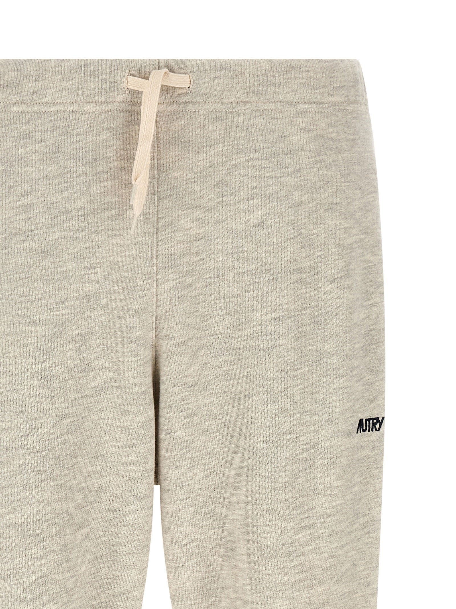 Joggers by Autry for men in cotton polyester gray features an refined tailoring silhouette, showcasing a premium straight-leg with a and long cut for a refined tailoring look.