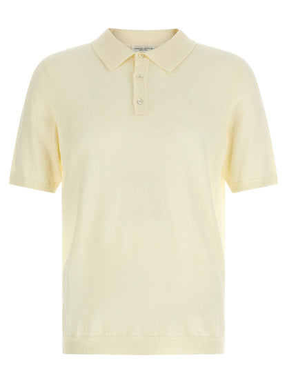 Roberto Collina Beige Cotton Polo Shirt