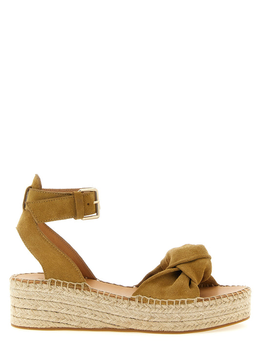 Wedge Ankle Strap Sandals by ODISSI for women in bos taurus suede calfskin leather beige features an effortlessly chic silhouette from the Women's Bos Taurus Suede Calfskin Leather Wedge Ankle Strap Sandals collection, showcasing a effortlessly chic wedge and elegant .