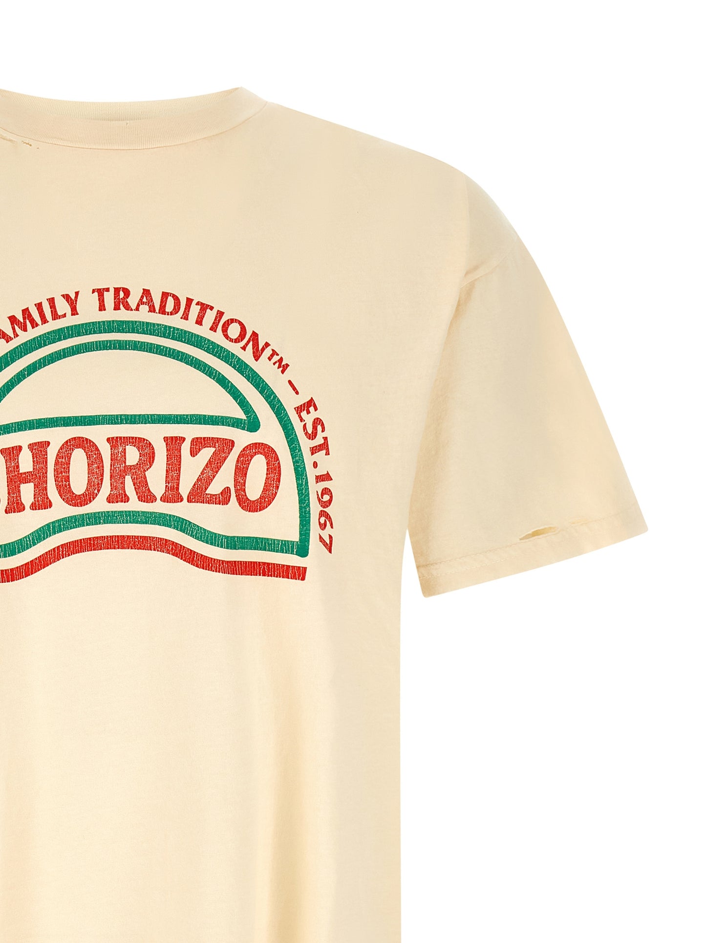 T-Shirt by WILLY CHAVARRIA for men in cotton beige & print showcases a fashionable silhouette, elegantly detailed with a fashionable and for a sophisticated, high-fashion look.