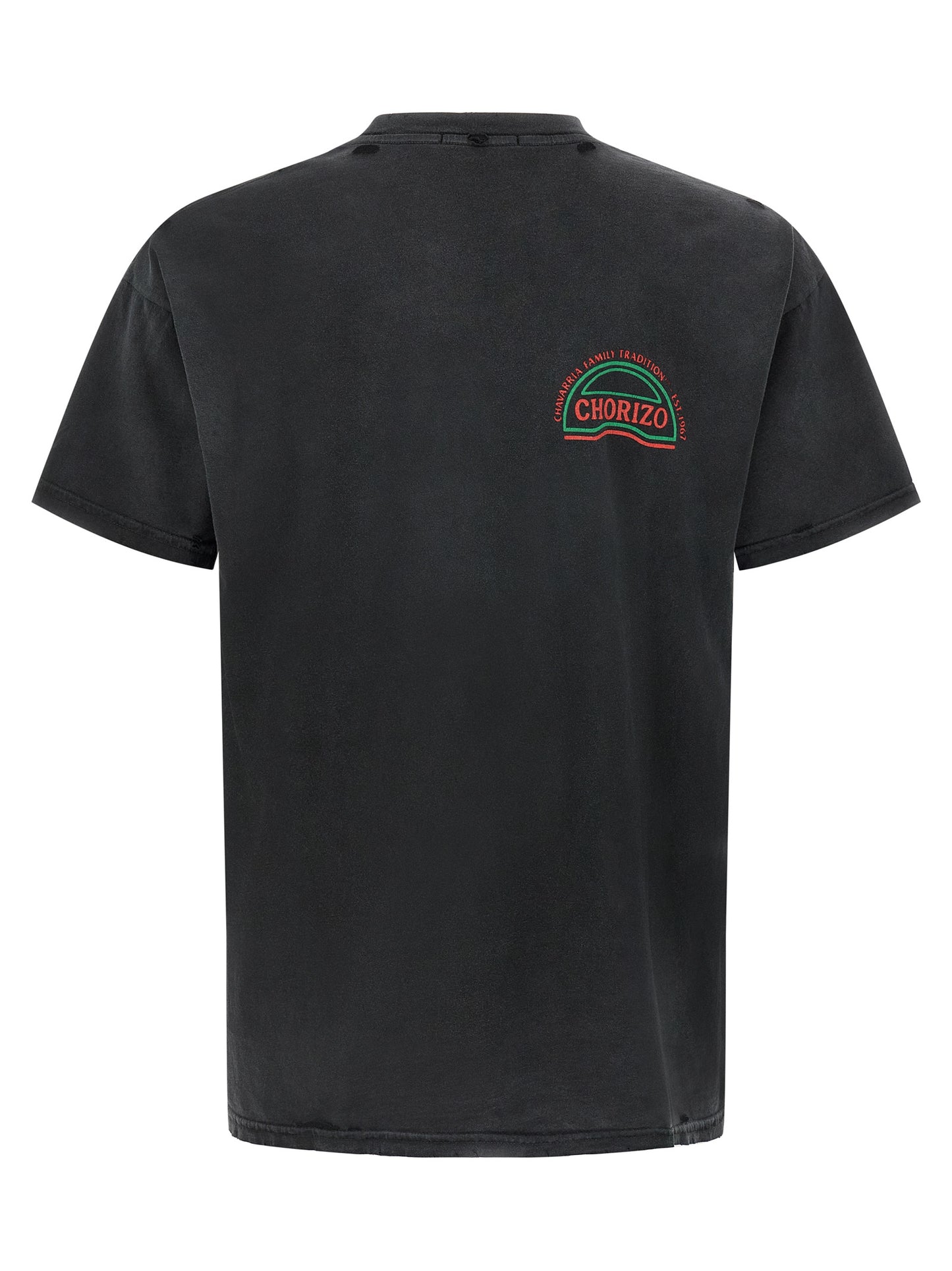 T-Shirt by WILLY CHAVARRIA for men in cotton black & print features an on trend silhouette, perfectly showcasing a on trend and crew neckline for an elevated aesthetic.