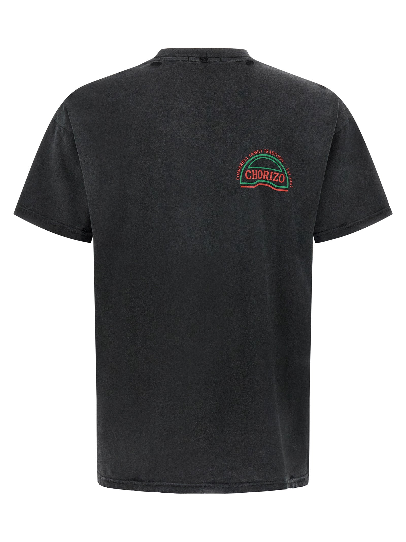T-Shirt by WILLY CHAVARRIA for men in cotton black & print features an on trend silhouette, perfectly showcasing a on trend and crew neckline for an elevated aesthetic.