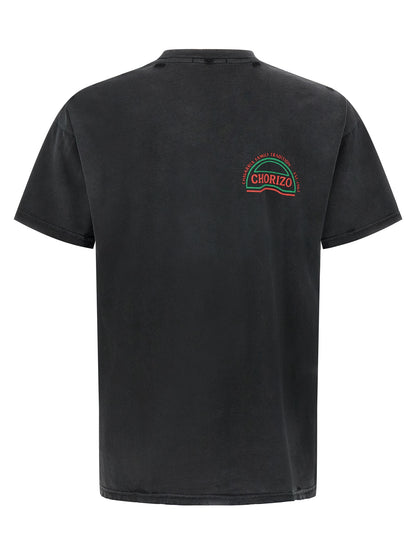 T-Shirt by WILLY CHAVARRIA for men in cotton black & print features an on trend silhouette, perfectly showcasing a on trend and crew neckline for an elevated aesthetic.