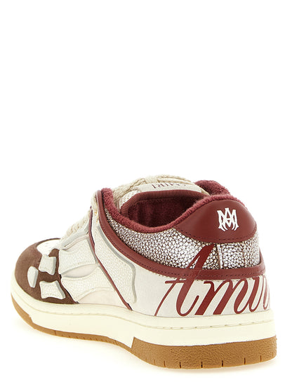 Sneakers by Amiri for men in suede leather multicolor features an timeless silhouette from the Men's Low Top Suede Leather Sneakers collection, showcasing a signature low-top style with an timeless finish.