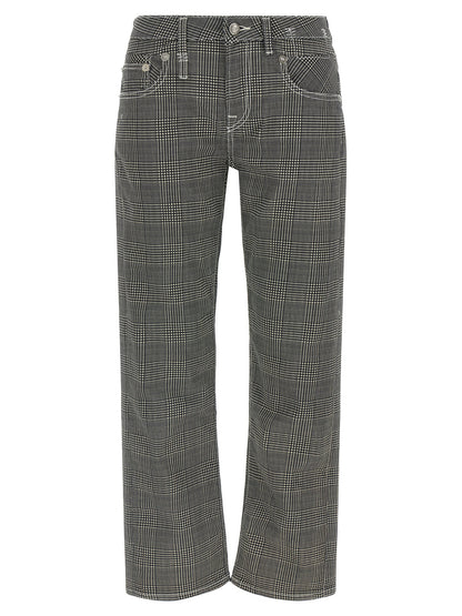 R13 Bicolor Cotton Casual Pants