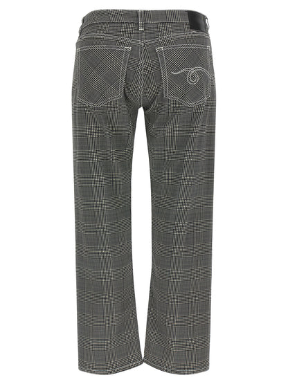 R13 Bicolor Cotton Casual Pants