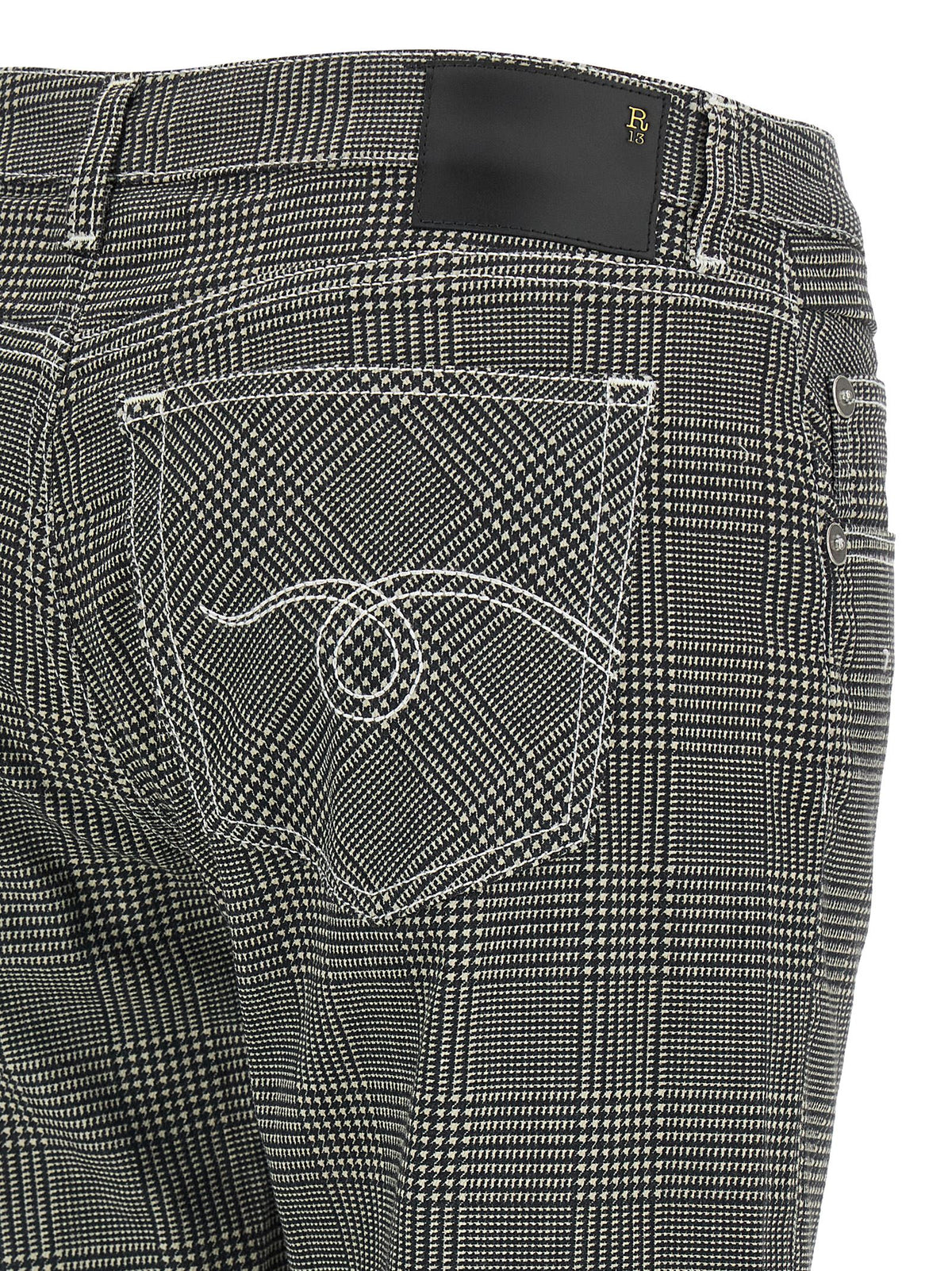 R13 Bicolor Cotton Casual Pants