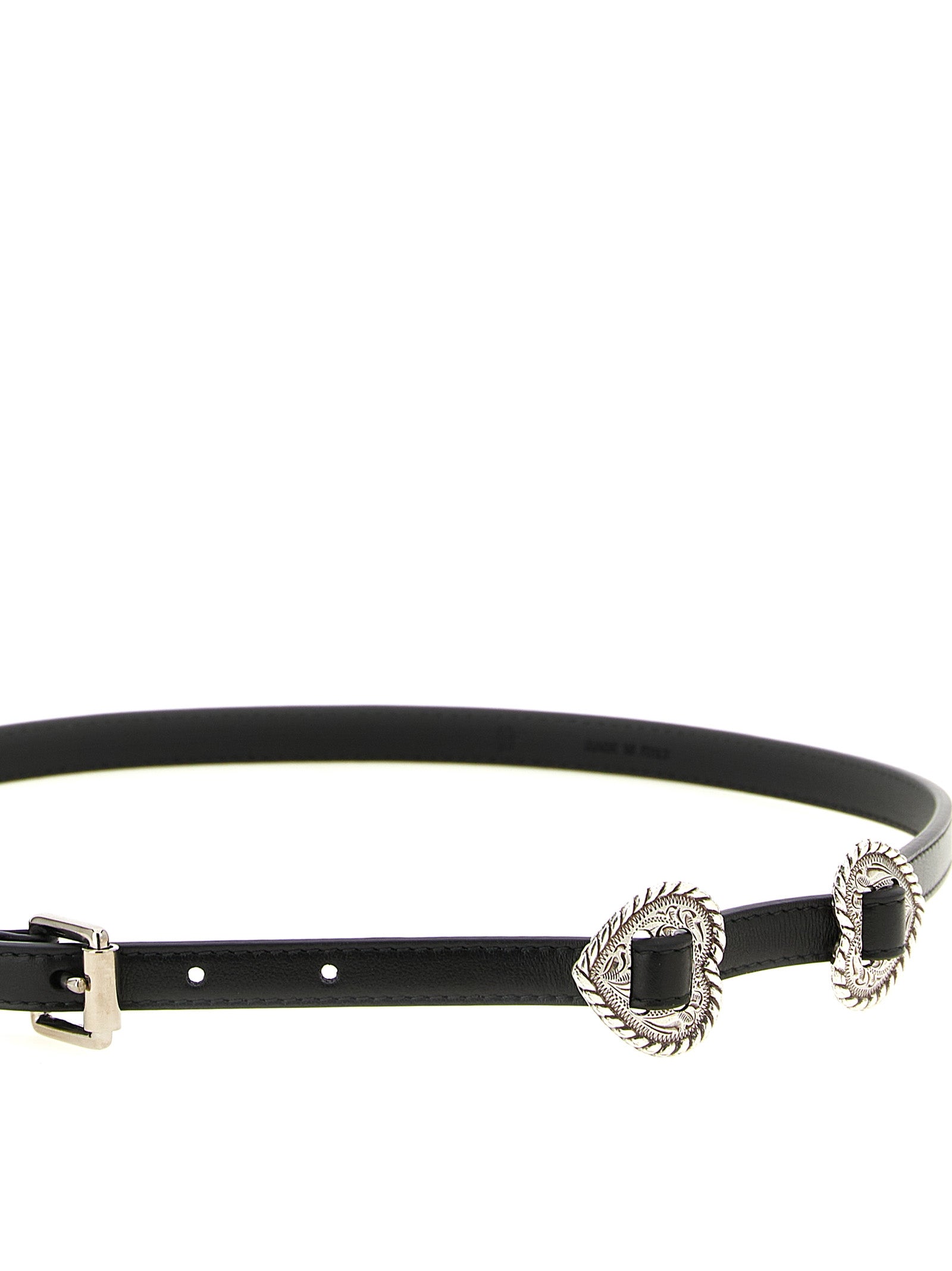 Belt by KATE CATE for women in calfskin leather black features an distinguished design, perfectly showcasing the sophisticated craftsmanship of this distinguished Kate Calfskin Leather Belt.