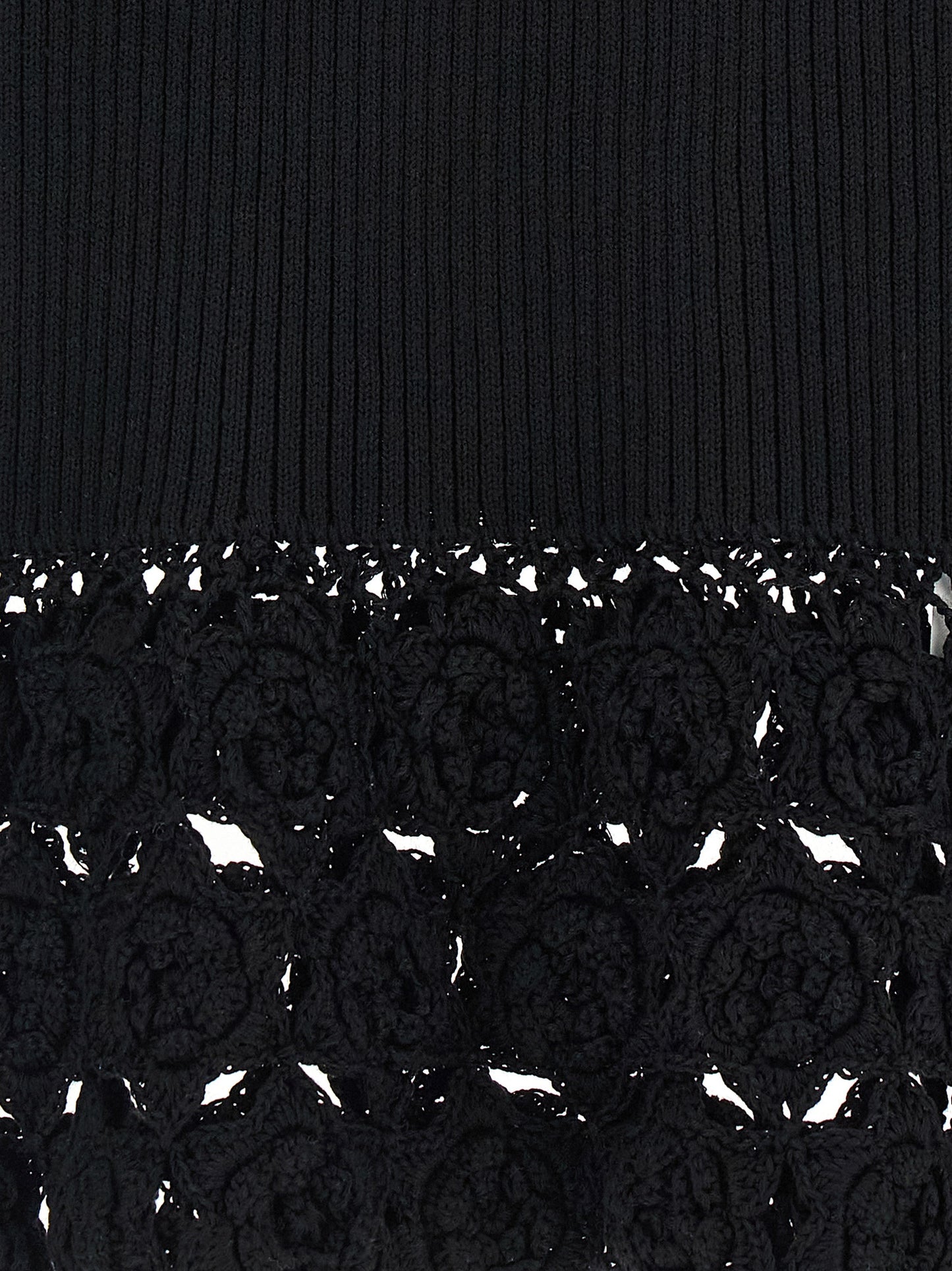 Vest by Ganni for women in organic cotton & polyamide black features an contemporary silhouette, showcasing refined and a contemporary for a sophisticated layered look.
