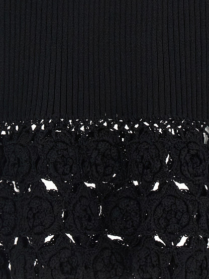 Vest by Ganni for women in organic cotton & polyamide black features an contemporary silhouette, showcasing refined and a contemporary for a sophisticated layered look.