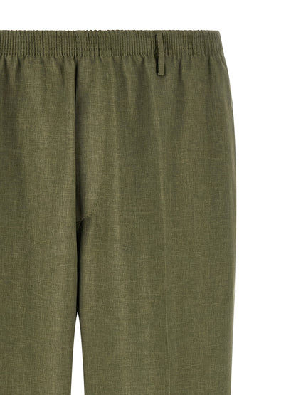 Casual Pants by CELLAR DOOR for men in polyester bicolour & green features an sophisticated and straight-leg with a precise long, creating a sophisticated and sophisticated silhouette.