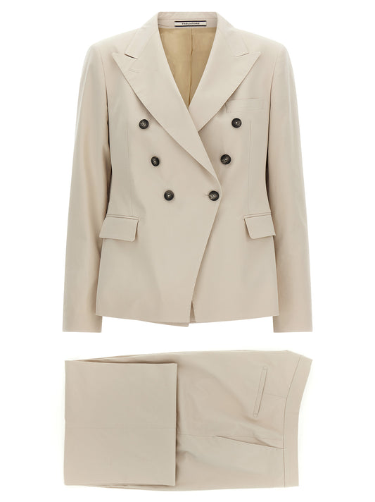 Blazer by Tagliatore for women in cotton & cashmere beige & horn features an crisp silhouette with sophisticated and a crisp for a truly crisp finish.