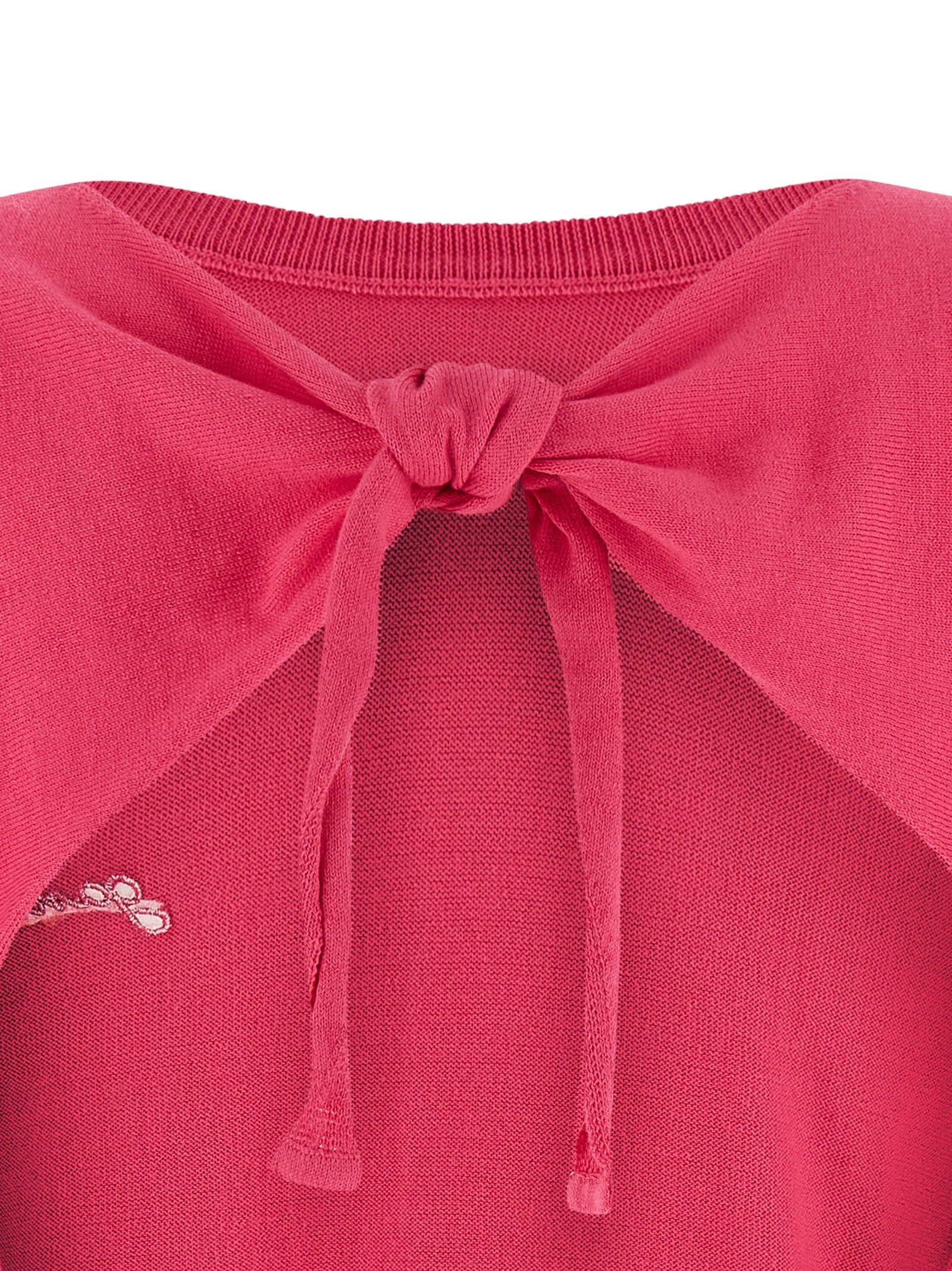 Cardigan by Ganni for women in organic cotton fuchsia features an impeccable silhouette, showcasing a sophisticated and detail for a truly impeccable finish.