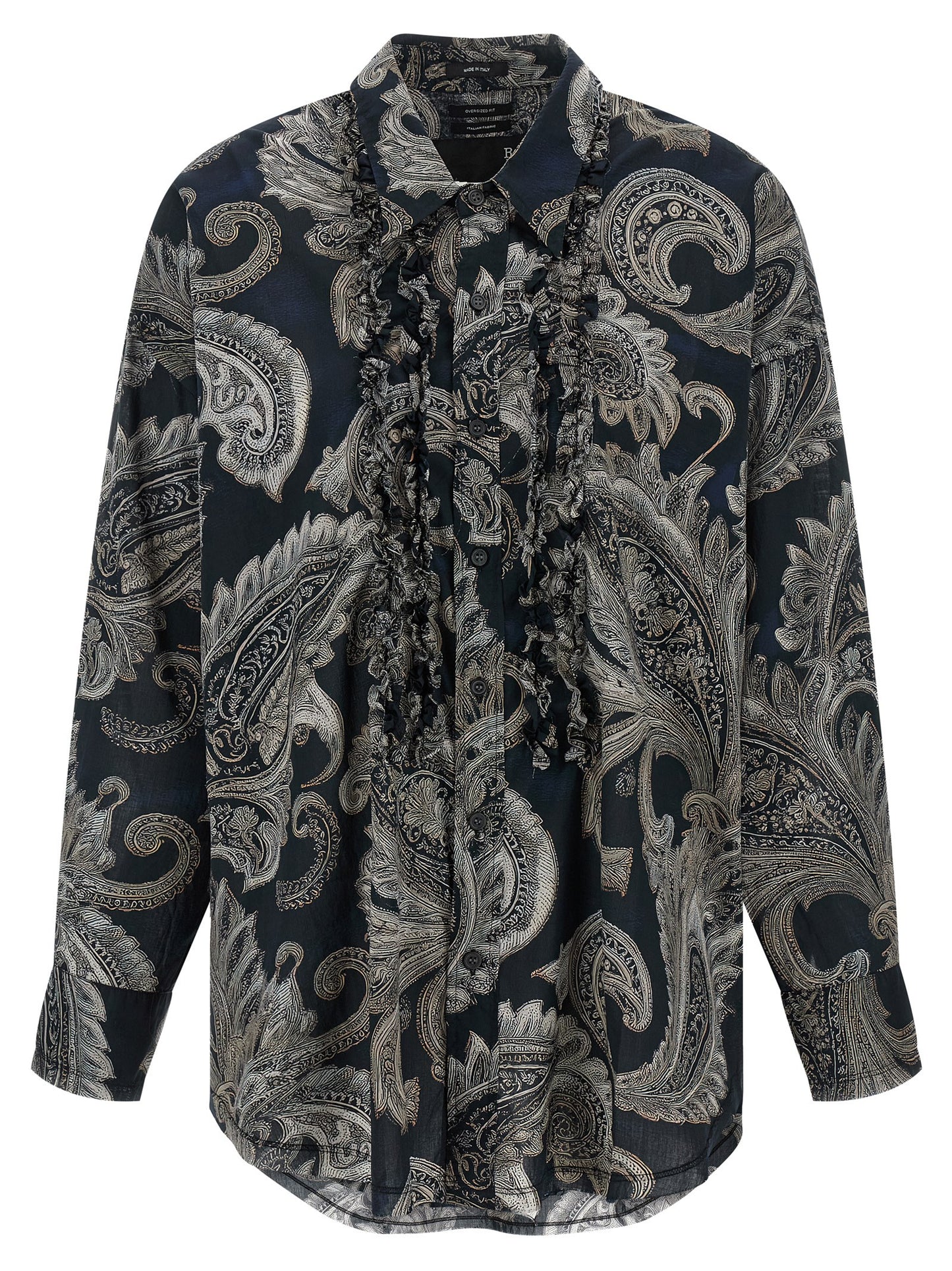 Blouse by R13 for women in cotton multicolor, paisley & print features an polished silhouette, showcasing a sophisticated and long-sleeve detail for a truly polished finish.