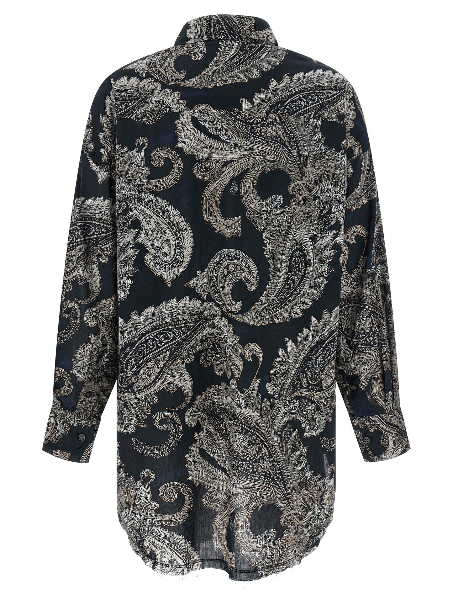 Blouse by R13 for women in cotton multicolor, paisley & print features an architectural silhouette with a refined and elegant for a architectural look.
