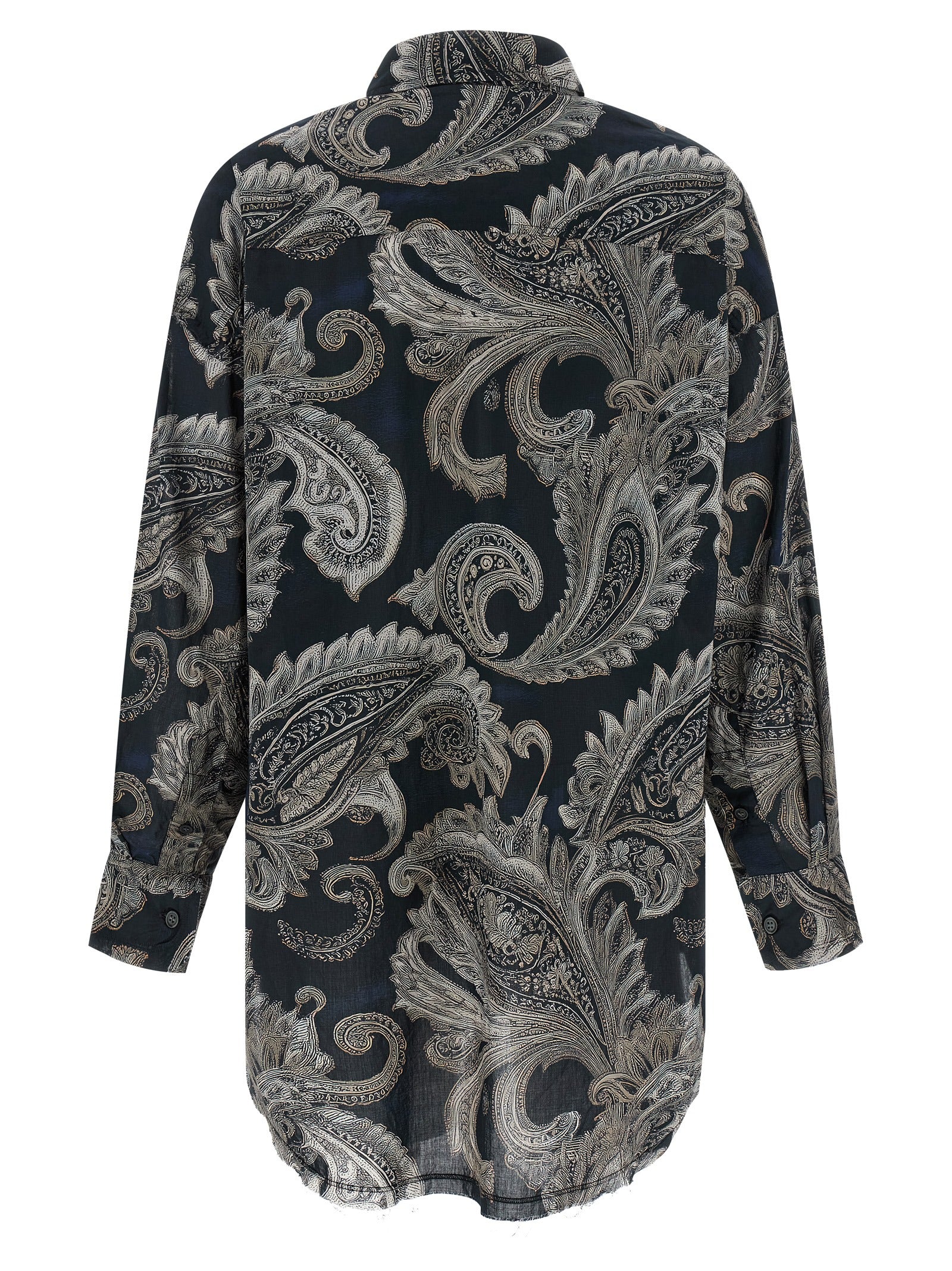 Blouse by R13 for women in cotton multicolor, paisley & print features an architectural silhouette with a refined and elegant for a architectural look.