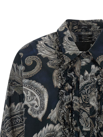 Blouse by R13 for women in cotton multicolor, paisley & print, featuring a nuanced and nuanced for a sophisticated finish.