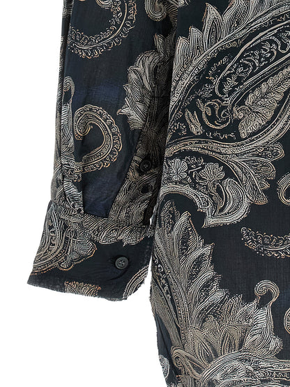Blouse by R13 for women in cotton multicolor, paisley & print showcases a sleek silhouette, elegantly detailed with a sleek and for a sleek finish.