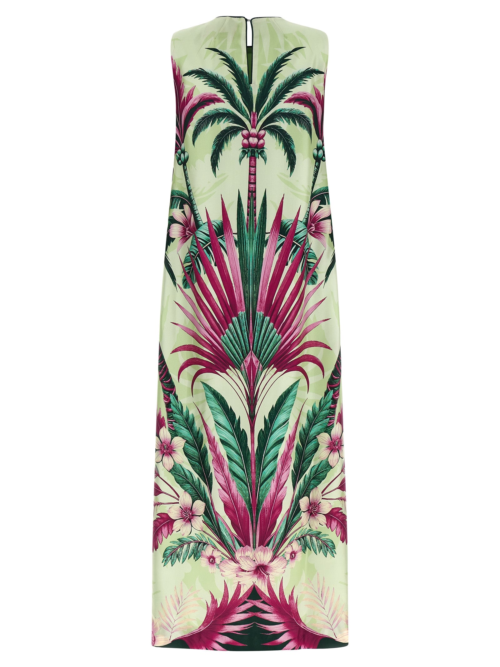 Dress by F.R.S. - FOR RESTLESS SLEEPERS for women in silk twill multicolor & print features an magnificent silhouette, artfully detailed with a magnificent and that flows into an magnificent long.