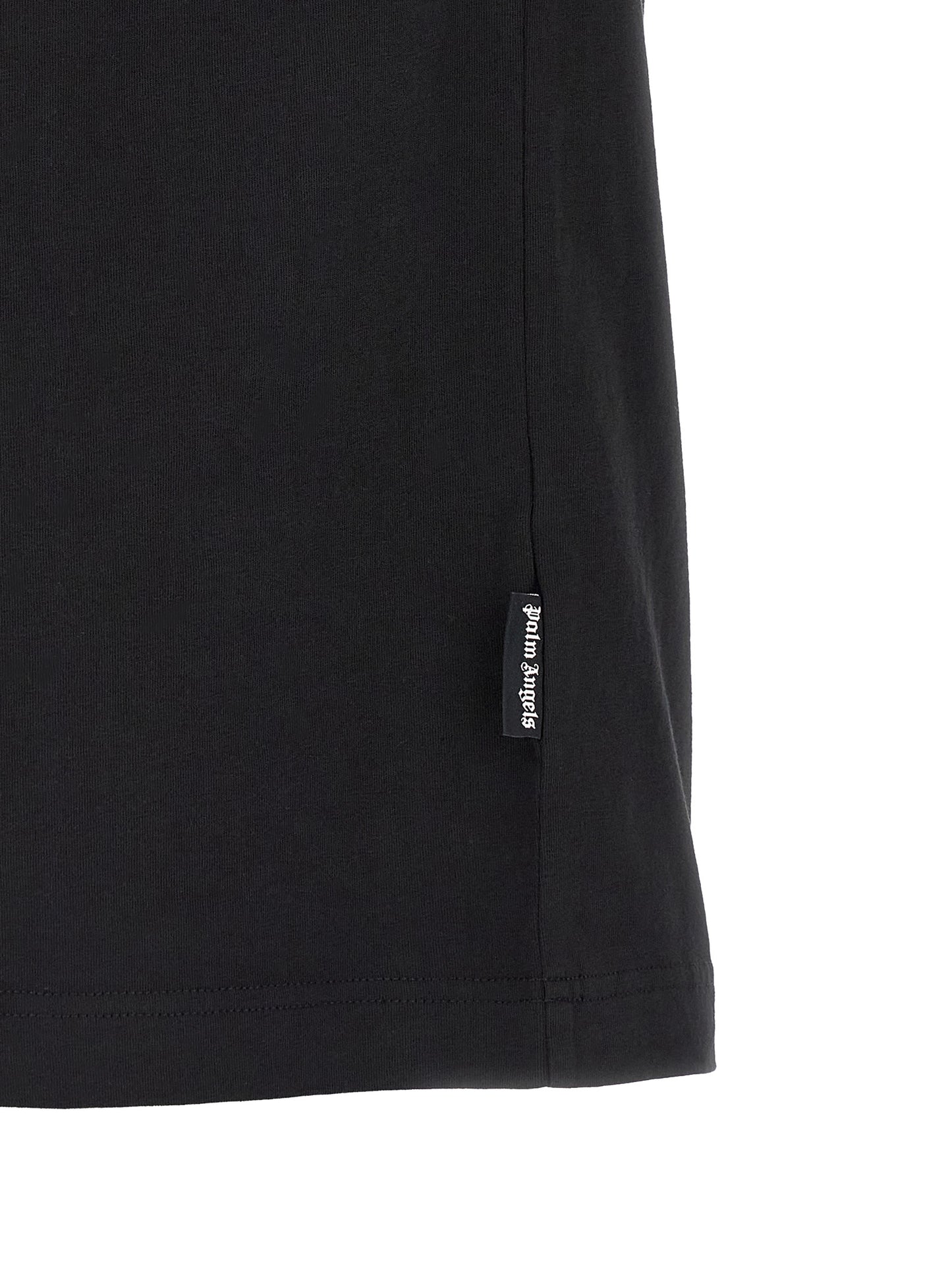 T-Shirt by Palm Angels for men in cotton black & print features an on trend silhouette, perfectly showcasing a on trend and for an elevated aesthetic.