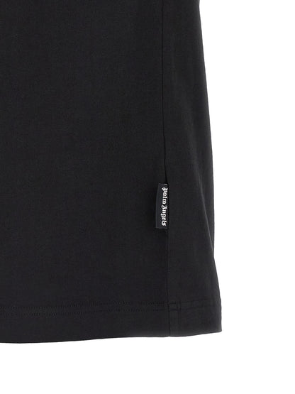 T-Shirt by Palm Angels for men in cotton black & print features an on trend silhouette, perfectly showcasing a on trend and for an elevated aesthetic.