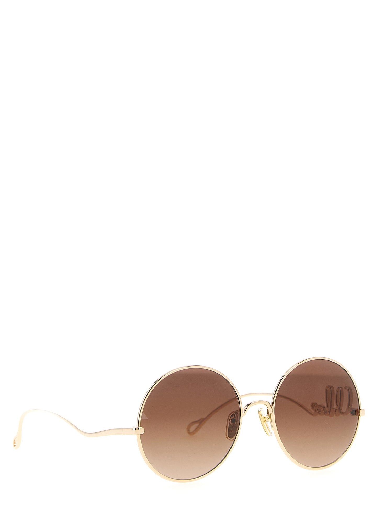Sunglasses by Chloé for women in cotton twill multicolor features an effortlessly chic with multicolor coloured frame detailing and for a effortlessly chic aesthetic.