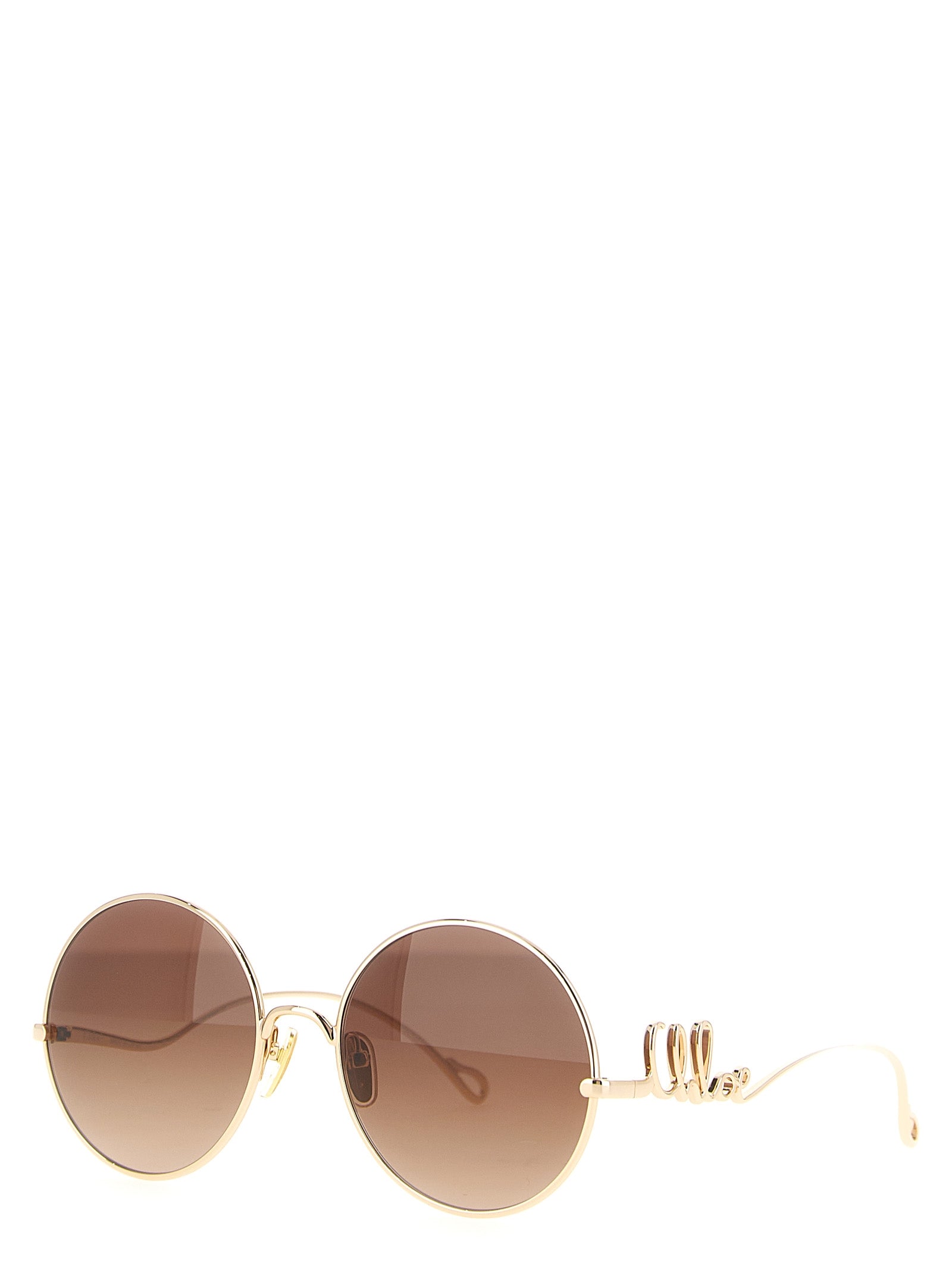 Sunglasses by Chloé for women in cotton twill and multicolor presents a enviable silhouette, featuring multicolor coloured frame and with for a enviable look.
