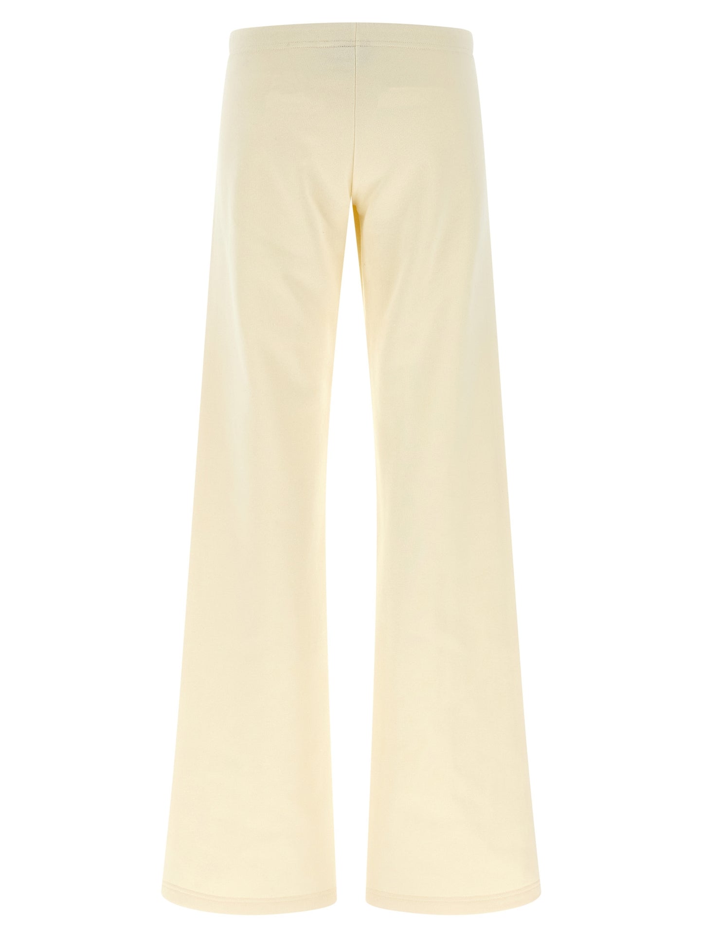 Joggers by Balenciaga for women in cotton white features a refined silhouette with a refined flared & wide, defined by a low rise and a refined long for a refined finish.